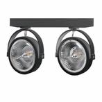 Grote spot  Zwart 2 x AR111/ES111 - GU10, Verzenden, Nieuw, Trendy verlichting