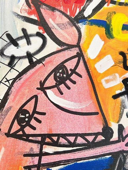 Alessandro Siviglia - Perro Rosa - NO Reserve, Antiek en Kunst, Kunst | Schilderijen | Modern