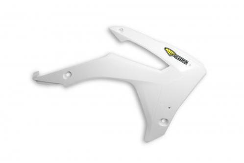 Cycra Powerflow Radiator Kappen Wit Honda CRF 250R 2014-2017, Motoren, Onderdelen | Overige, Nieuw, Verzenden