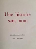 Barbey dAurevilly - Histoire sans nom - 1958