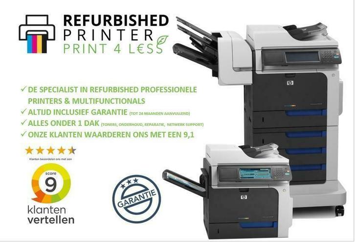 All In One A4 Kleurenprinter Refurbished Garantie HP CM4540, Computers en Software, Printers, Draadloos, Laserprinter, Faxen, Kleur printen