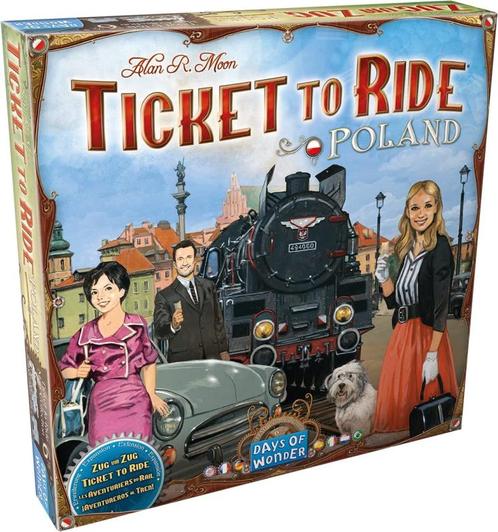 Ticket to Ride - Poland | Days Of Wonder -, Hobby en Vrije tijd, Gezelschapsspellen | Bordspellen, Nieuw, Verzenden