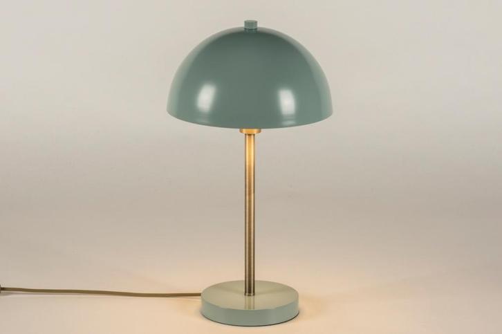 Rietveld Tafellampen - Groen, Goud - Metaal, Huis en Inrichting, Lampen | Tafellampen, Verzenden