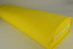 Gele brandvertragende stof  - Goedkoop op rol, Hobby en Vrije tijd, Stoffen en Lappen, 120 cm of meer, Geel, Ophalen of Verzenden