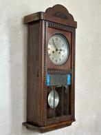 Wandklok - Hout - 1930-1940, Antiek en Kunst, Antiek | Klokken