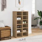vidaXL Schoenenrek 54x34x100,5 cm bewerkt hout artisanaal, Huis en Inrichting, Verzenden, Nieuw