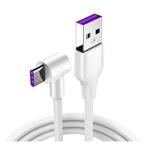 USB-C haaks naar USB-A snellaadkabel - USB2.0 -, Nieuw, Ophalen of Verzenden