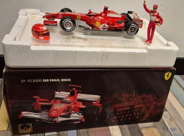 Hot Wheels 1:18 - Model raceauto - Ferrari F2006 Michael, Hobby en Vrije tijd, Modelauto's | 1:5 tot 1:12