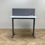 Zit-sta Kinnarps elektrisch bureau met akoestische wand,, Huis en Inrichting, Bureaus, Ophalen of Verzenden, Elektrisch, Gebruikt