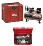 Senco Mini Compressor PC1010EU SET in systainer - 300W - 8, Doe-het-zelf en Verbouw, Compressors, Nieuw, Ophalen of Verzenden