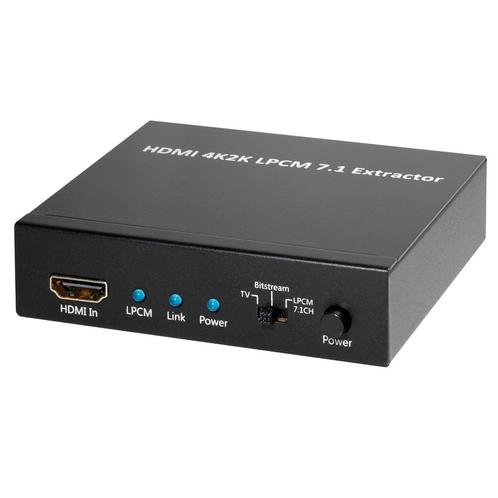 HDMI naar stereo, 5.1 en 7.1 audio extractor -, Audio, Tv en Foto, Audiokabels en Televisiekabels, Ophalen of Verzenden