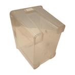 Transparante opbergbak 39x28x28 cm, 22 liter, nestbaar, PP,, Ophalen of Verzenden, Gebruikt, Bak of Kist