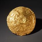 Diquis-Chiriqui, Costa Rica Goud Schijf. 700-1550 n.Chr. 10