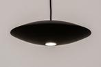Rietveld Licht - Moderne zwarte hanglamp