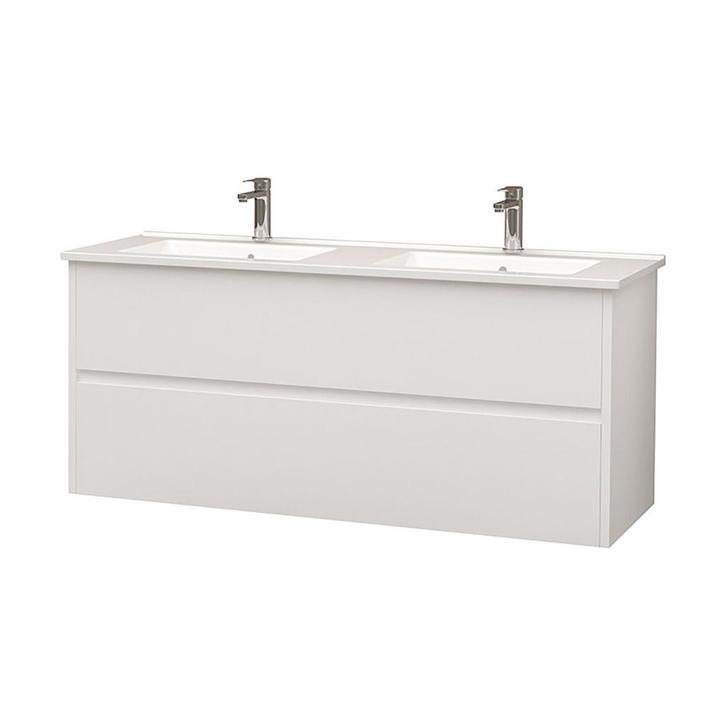 Badkamermeubel BWS Hayat 120x45x50 cm Wit, Doe-het-zelf en Verbouw, Sanitair, Bad, Nieuw, Ophalen of Verzenden