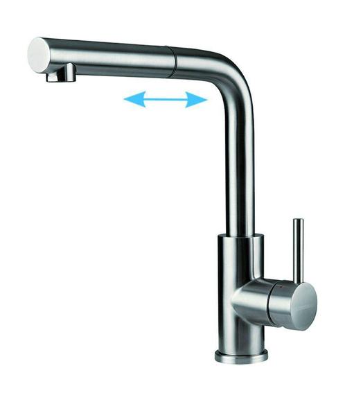 Lorreine Tweed Keukenkraan RVS, Doe-het-zelf en Verbouw, Sanitair, Kraan, Nieuw, Ophalen of Verzenden