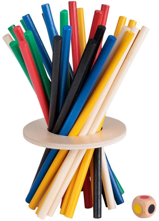 Clown Games - Vertical Mikado (Hout) | Clown Games -, Hobby en Vrije tijd, Gezelschapsspellen | Bordspellen, Nieuw, Verzenden