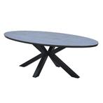 Garden Impressions Tulli tuintafel 280 x 140 cm ovaal - grey, Verzenden, Nieuw