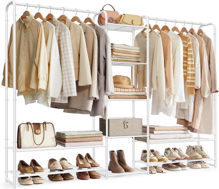 Kledingrek - open kledingkast - 183x158.4 cm -  garderobe, Huis en Inrichting, Kasten | Ladekasten, Verzenden