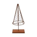 Frame kerstboom/gnome kerstmuts op voet – rusty met gaas 33, Ophalen of Verzenden, Nieuw