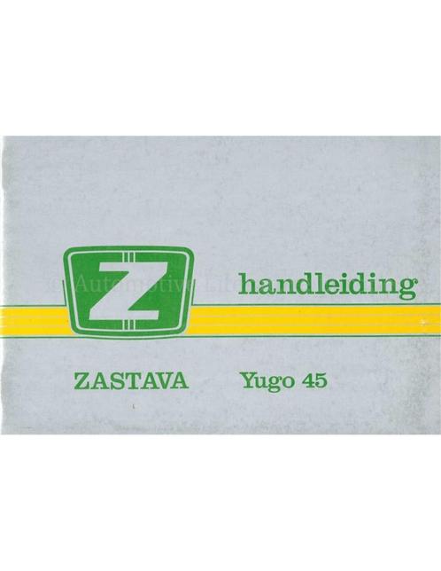 1978 ZASTAVA 1100 INSTRUCTIEBOEKJE ENGELS, Auto diversen, Handleidingen en Instructieboekjes