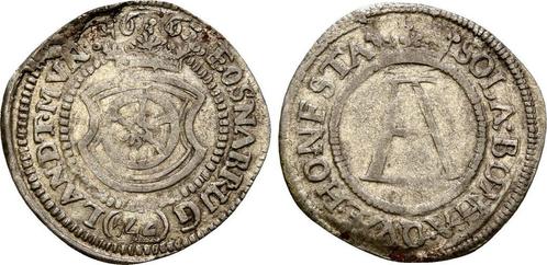 Groschen Melle 1663 Osnabrueck Bistum: Ernst August I, 16..., Postzegels en Munten, Munten | Europa | Niet-Euromunten, Verzenden