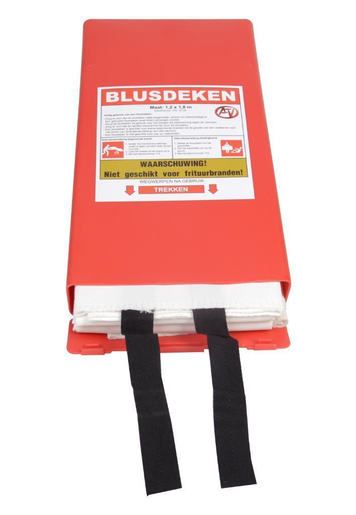 Zware kwaliteit Blusdeken 180x120 cm - Branddeken -, Huis en Inrichting, Brandblussers en Brandkasten, Brandblusser, Nieuw, Verzenden