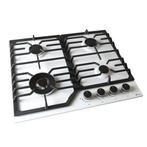 Wiggo WH-G634RL(W) - Inbouw gaskookplaat met Wok - 60cm -..., Verzenden, Nieuw