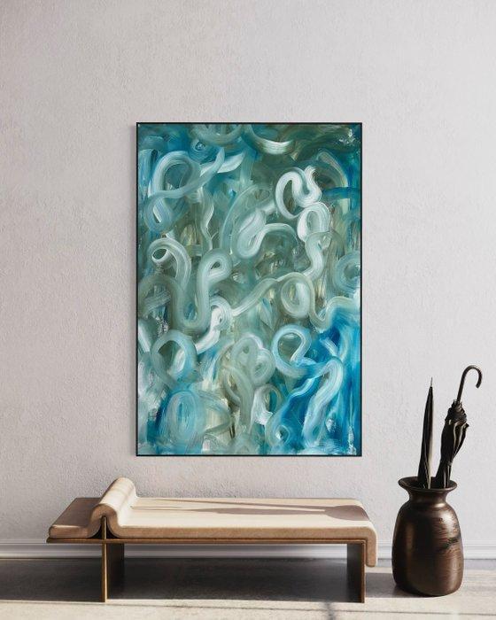 Timo Wedell - H2O - XXL - Abstract, Antiek en Kunst, Kunst | Schilderijen | Modern