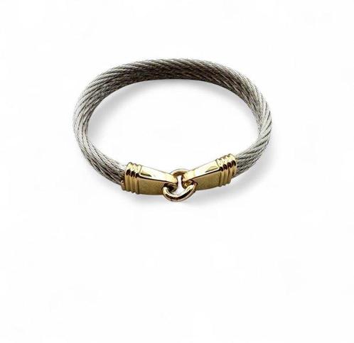 Fred - Armband - 18 karaat Geel goud, Staal, Sieraden, Tassen en Uiterlijk, Armbanden