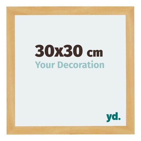 Fotolijst 30x30 cm - Grenen Decor - MDF - Mura, Huis en Inrichting, Woonaccessoires | Lijsten, Nieuw, Verzenden