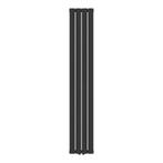 [neu.haus] Designradiator Nore 180x30x7,8 cm zwart, Doe-het-zelf en Verbouw, Verwarming en Radiatoren, Verzenden, Nieuw