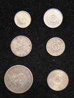 Japan. 10, 20, 50 Sen Lot of 6 coins Meiji (1893/1936), Postzegels en Munten