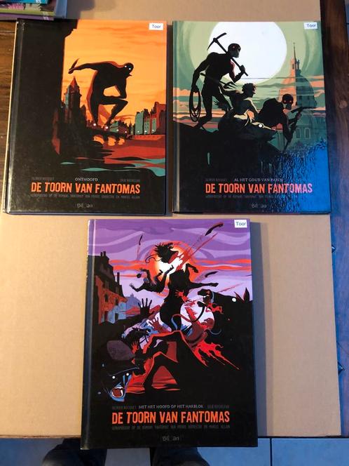De Toorn van Fantomas - Delen 1 t/m 3 - Compleet, Verzamelen, Stripfiguren, Boek of Spel, Nieuw, Ophalen of Verzenden