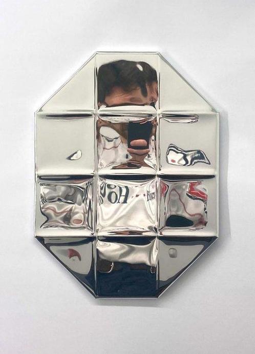 Joni Veizaj - Spiegel - Aluminium, Antiek en Kunst, Kunst | Designobjecten