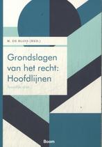 Grondslagen van het recht Hoofdlijnen 9789462128996, Boeken, Studieboeken en Cursussen, Zo goed als nieuw