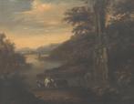 Victor de Grailly (1804-1889), Landschap met herders en vee
