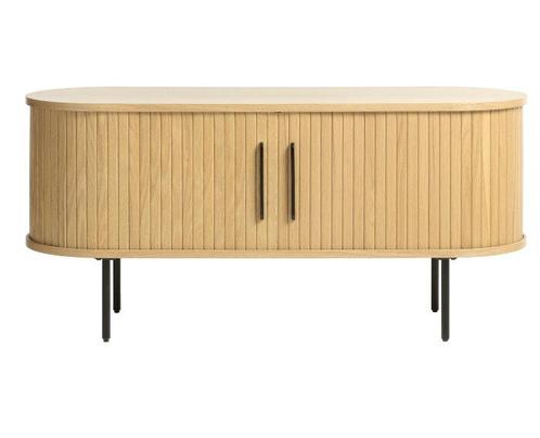 TV-meubel Nola 120 cm - Naturel | Meubelplaats, Huis en Inrichting, Kasten | Televisiemeubels, Nieuw, Ophalen of Verzenden