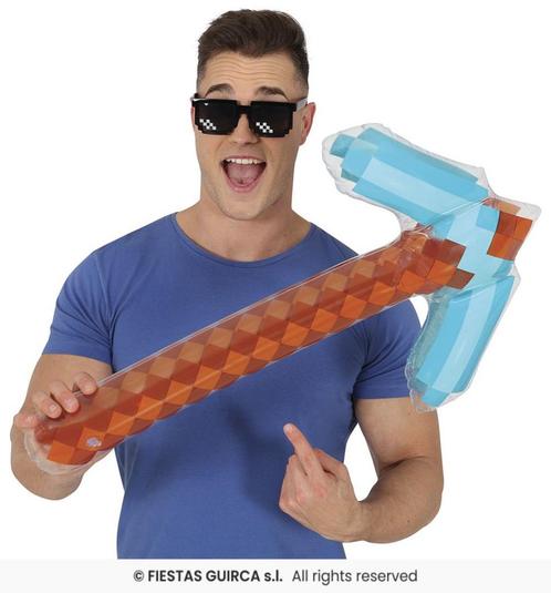 diamond pickaxe minecraft, Hobby en Vrije tijd, Feestartikelen, Feestartikel, Nieuw, Verzenden