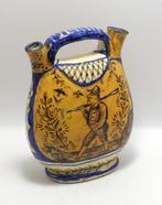 Kruik - Maiolica - Dubbele schenktuit kan, Antiek en Kunst
