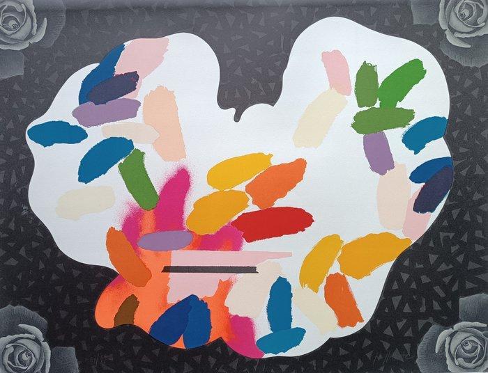 Concetto Pozzati (1935-2017) - Come dipingere le rose, Antiek en Kunst, Antiek | Overige Antiek