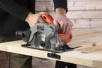 BLACK+DECKER CS1250L-QS Cirkelzaag - 1250W - Diepte, Verzenden, Zo goed als nieuw