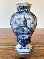 de Claauw - Vaas - Aardewerk - Decor dorpsgezicht, Antiek en Kunst