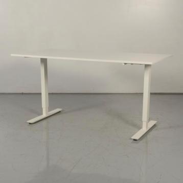 Zit-sta bureau Ikea Trotten - Wit blad - 160 x 80 cm