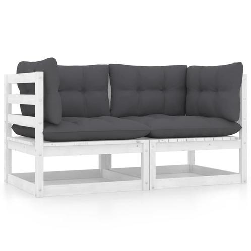 Tuinbank met Kussens | OP = OP | 2-zits Grenen, Tuin en Terras, Tuinbanken, Nieuw, Hout, Ophalen of Verzenden