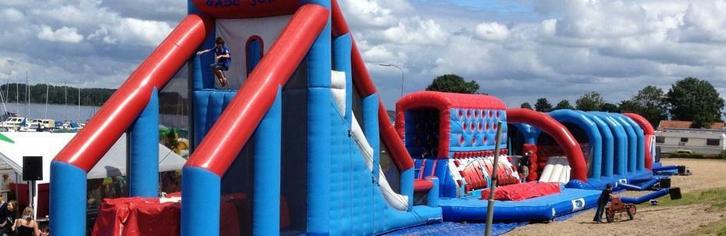 *TIP* Een onvergetelijke dag met onze stormbanen, Hobby en Vrije tijd, Feestartikelen | Verhuur, Overige, Nieuw, Ophalen of Verzenden