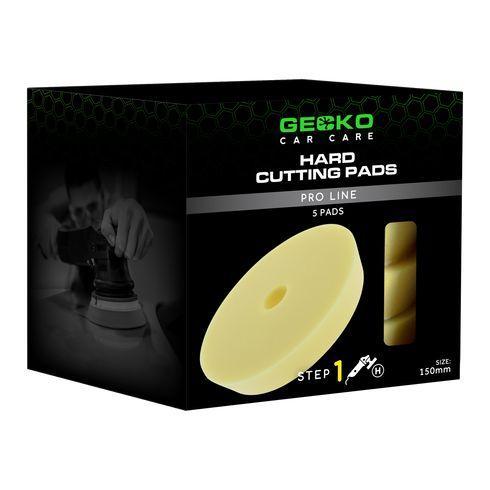 Gecko Polijstpad Hard Geel 150mm 5st  Voor Steunplaat 1..., Auto diversen, Onderhoudsmiddelen, Verzenden