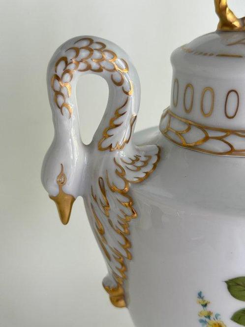 Hutschenreuther - Vaas - Amfoor met deksel bloemenboeket 27, Antiek en Kunst, Antiek | Glas en Kristal