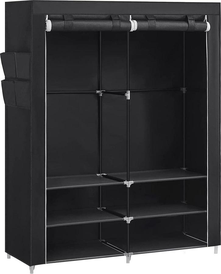 Kledingkast - stoffen kast, 45 x 127 x 176 cm - met, Huis en Inrichting, Kasten | Ladekasten, Verzenden