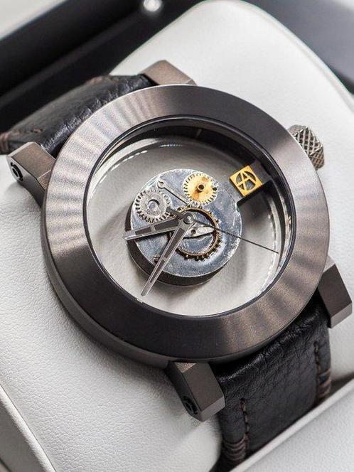 ArtyA - Black Gears - Zonder Minimumprijs - * 1/1 Unique, Sieraden, Tassen en Uiterlijk, Horloges | Heren
